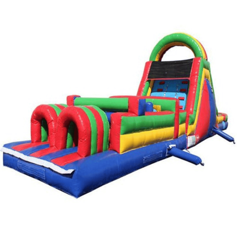 45'Lx12'H Wet n Dry Obstacle Green Close Front Left