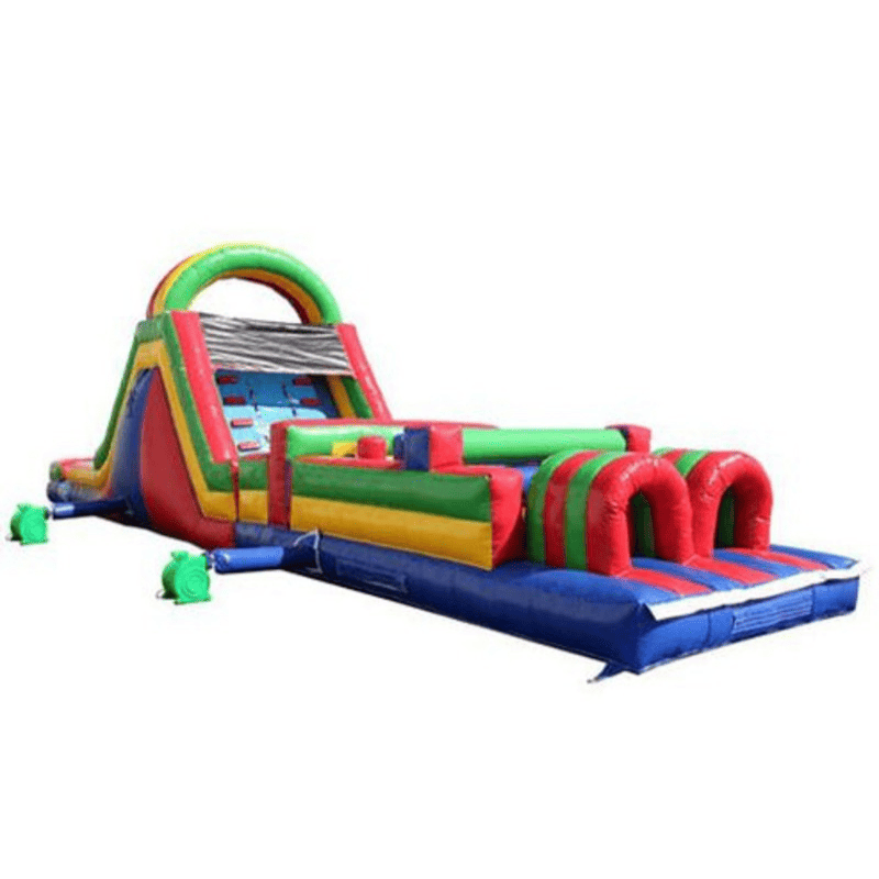 45'Lx12'H Wet n Dry Obstacle Green Front Right