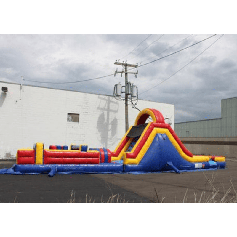 45'Lx12'H Wet n Dry Obstacle Red Far