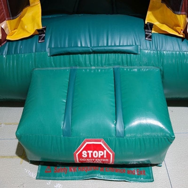 Eagle Bounce Dura-Lite Palm Tree Dual Lane Inflatable Entrance View