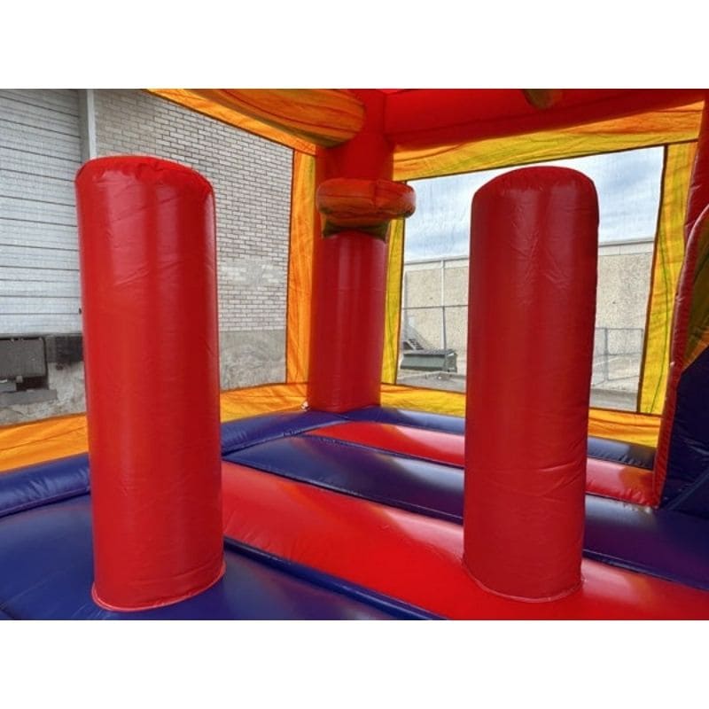 Inside Features of Eagle Bounce Castle Combo Bounce House Wet n Dry