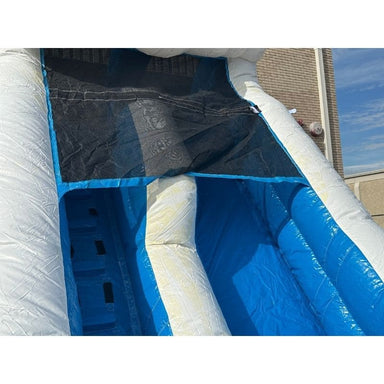 Top of Slide Net View on Eagle Bounce 13 FT Ocean Water Slide