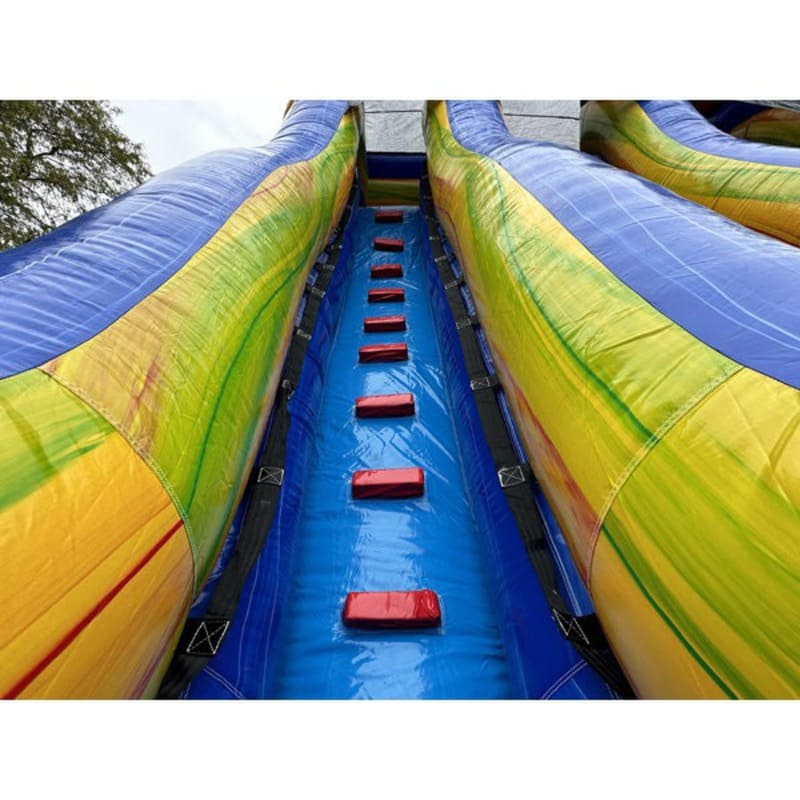 Ladder View of Eagle Bounce 18 FT Inflatable Water Slide