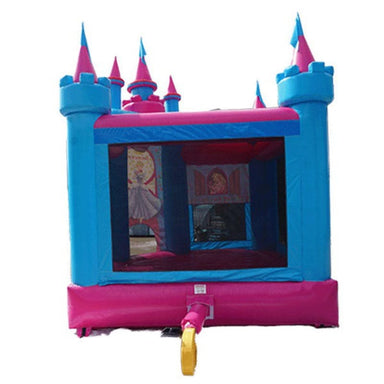 Bounce House Princess Castle Side View by Eagle Bounce