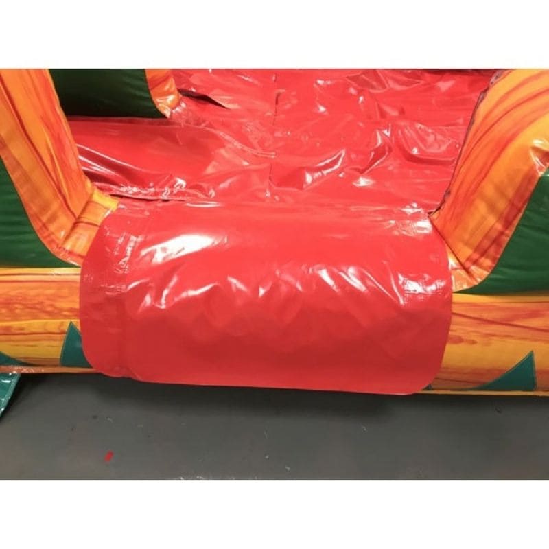 Exit View of 18 FT Red Wet and Dry Inflatable Slide