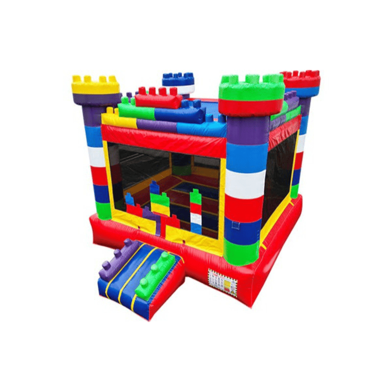 Block Party Bounce House Front Right