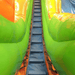 Moonwalk USA 21'H Palm Tree Super Water Slide W n D Ladder View