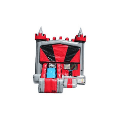 21ft Castle Combo – Compact Royal Bounce House for Smaller Spaces Front View