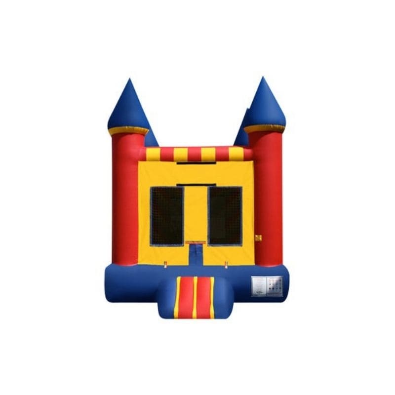 Bouncing Angels Inflatable Castle Jumper 11 x 11 ft Compact Bounce House Front View