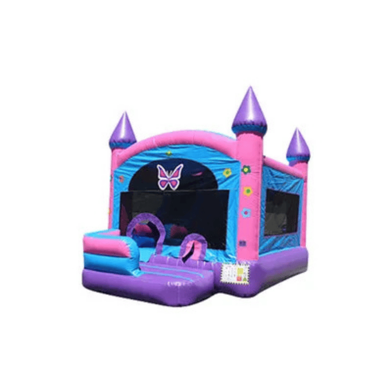 5-in-1 Butterfly Combo – Floral-Themed Multi-Activity Inflatable Front Left View