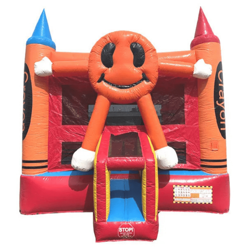 Moonwalk USA Happy Face Bounce House Front View