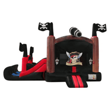 25ft Mini Pirate Combo – Compact Pirate Inflatable for Rentals Front View