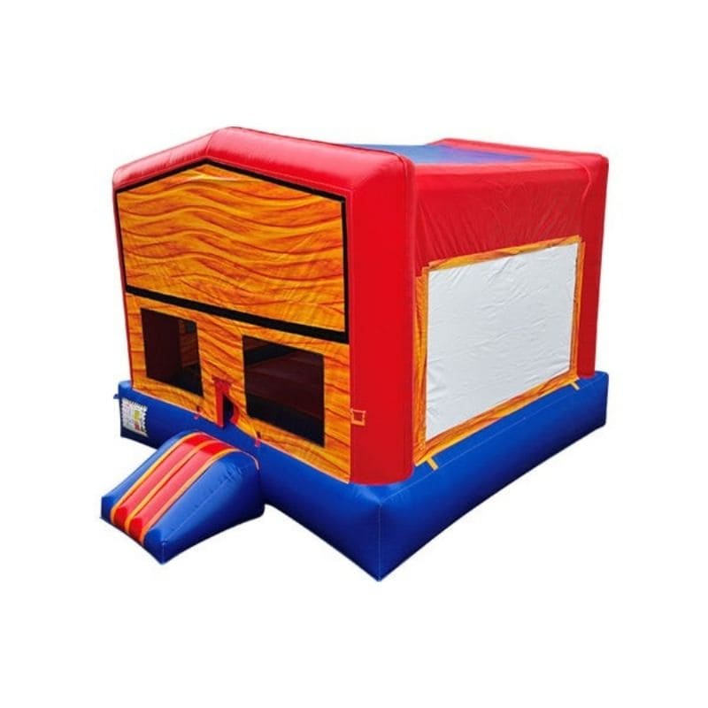 Red and Yellow Movie Screen Inflatable Top Side View