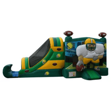 27ft 3D Football Combo – Sports Inflatable for Active Rentals Front View