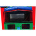 Bouncing Angels Colorful Inflatable Bouncer - 13 ft Castle in Red Green Blue Front Close View