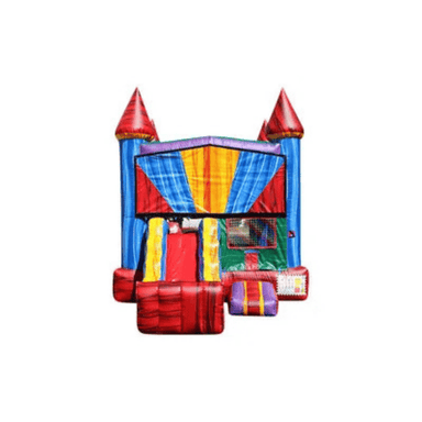 21ft Colorful Mini Castle Combo – Bright Inflatable for Young Kids’ Events Front View