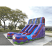 Moonwalk USA 15'H Dual Lane Purple Water Slide Wet n Dry Front Left View