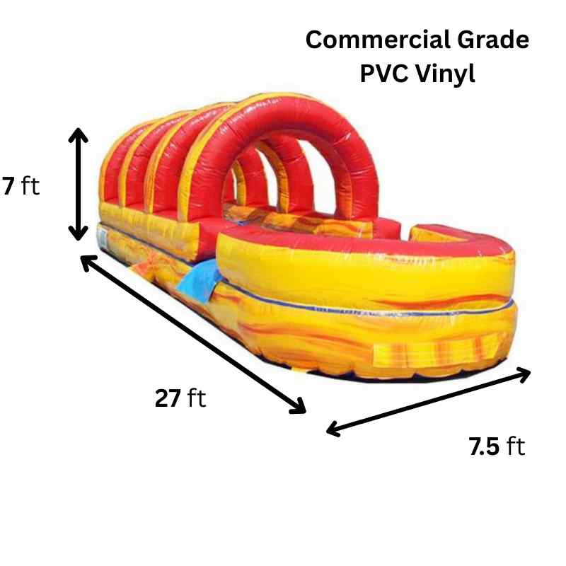Moonwalk USA Volcano Slip n Splash with Pool