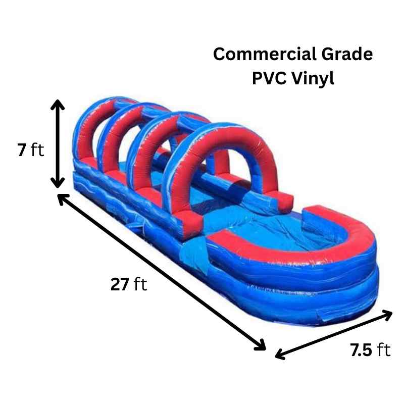 Moonwalk USA 18'H Tsunami Screamer Water Slide w/ Slip n Splash
