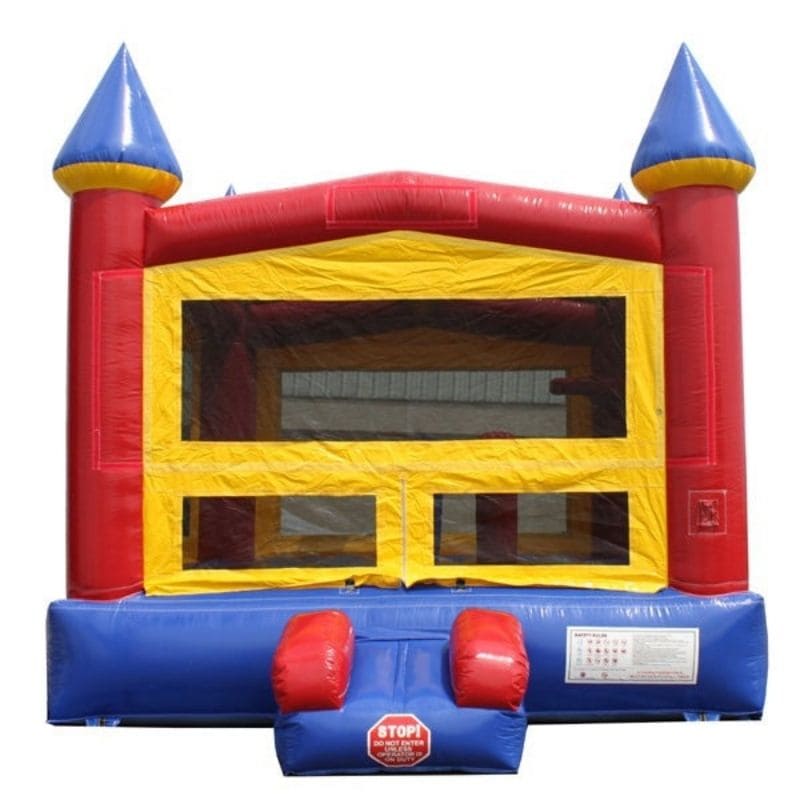 Eagle Bounce Mega Package – Bouncer, Combo & 18' Slide Bundle Bounce House 1 Front View