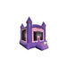 Bouncing Angels Fun Size Girly Castle Bounce House in Pink and Purple Front Right View