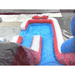 Moonwalk USA 2-Lane Farm Bounce House Combo Wet n Dry Slide to Pool View