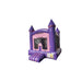Bouncing Angels Fun Size Girly Castle Bounce House in Pink and Purple Front Left View