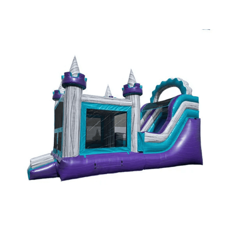 360 Classic Combo – All-in-One Inflatable Bounce House and Slide for Rentals Left Close View