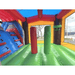 Moonwalk USA 2-Lane Firetruck Bounce House Combo Wet n Dry Inside Beam View