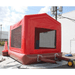Moonwalk USA Fire Station Bouncy House Rear Left View