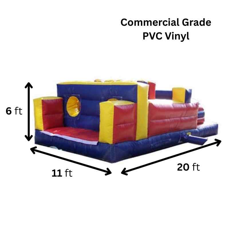 Moonwalk USA 20'L Obstacle Course (Red)
