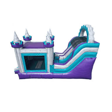 360 Classic Combo – All-in-One Inflatable Bounce House and Slide for Rentals Left View
