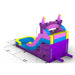 12ft Princess Castle Water Slide for Girls – Inflate-O Jumpers Rear Dimensions View