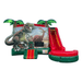 5-in-1 Dinosaur Combo – Prehistoric-Themed Bounce and Slide Unit Front View