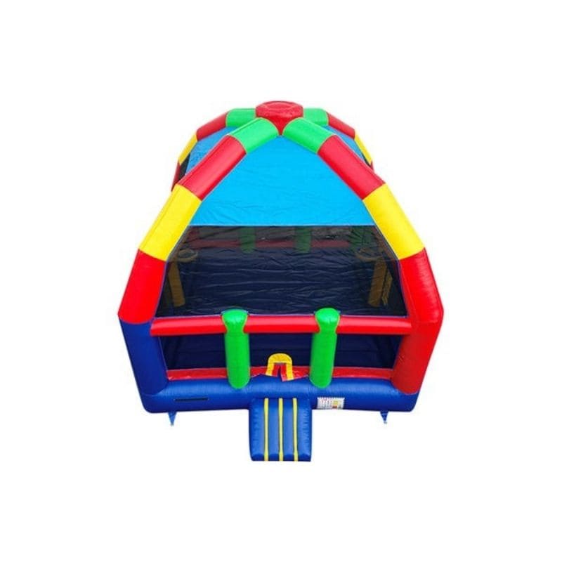 20 x20 Bongo Bounce House Classic Color Top Front View