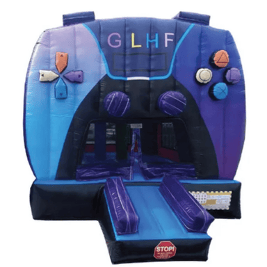 Moonwalk USA Gamer Bounce House Front View