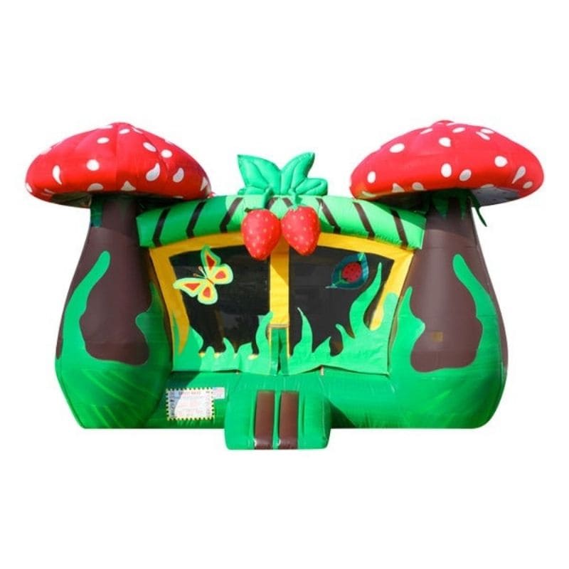 Bouncing Angels Strawberry Jumper Nature Themed Bounce House Front View