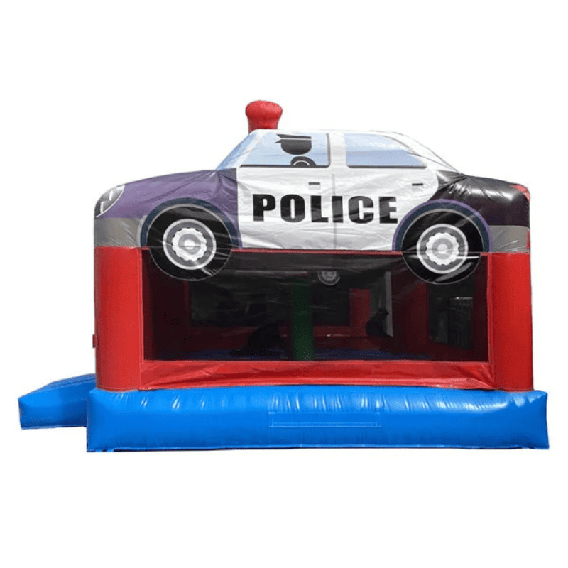 Moonwalk USA Police Car Bounce House Side View