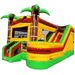 Moonwalk USA Palm Tree Bounce House Combo XL Wet/Dry Front Left View