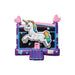 Bouncing Angels Unicorn Jumper Bounce House in Pink and Purple Front View