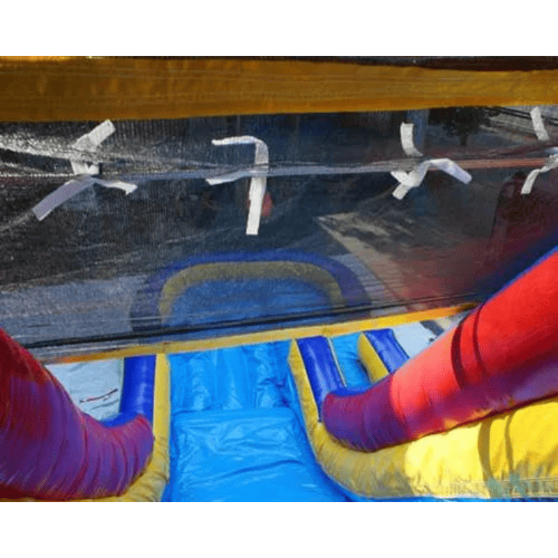 Moonwalk USA Volcano Screamer Slide Top Viewing Down