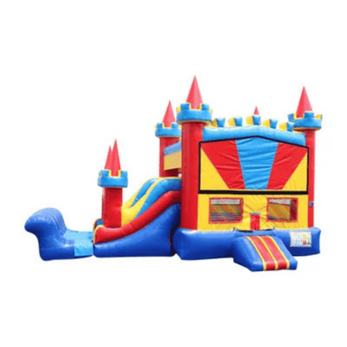25ft Castle Mod – Classic Castle Inflatable for Rental Companies Front View