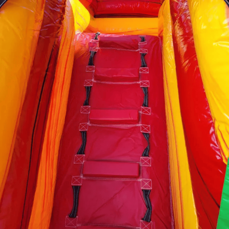 Moonwalk USA Palm Tree Bounce House Combo XL Wet/Dry Ladder View