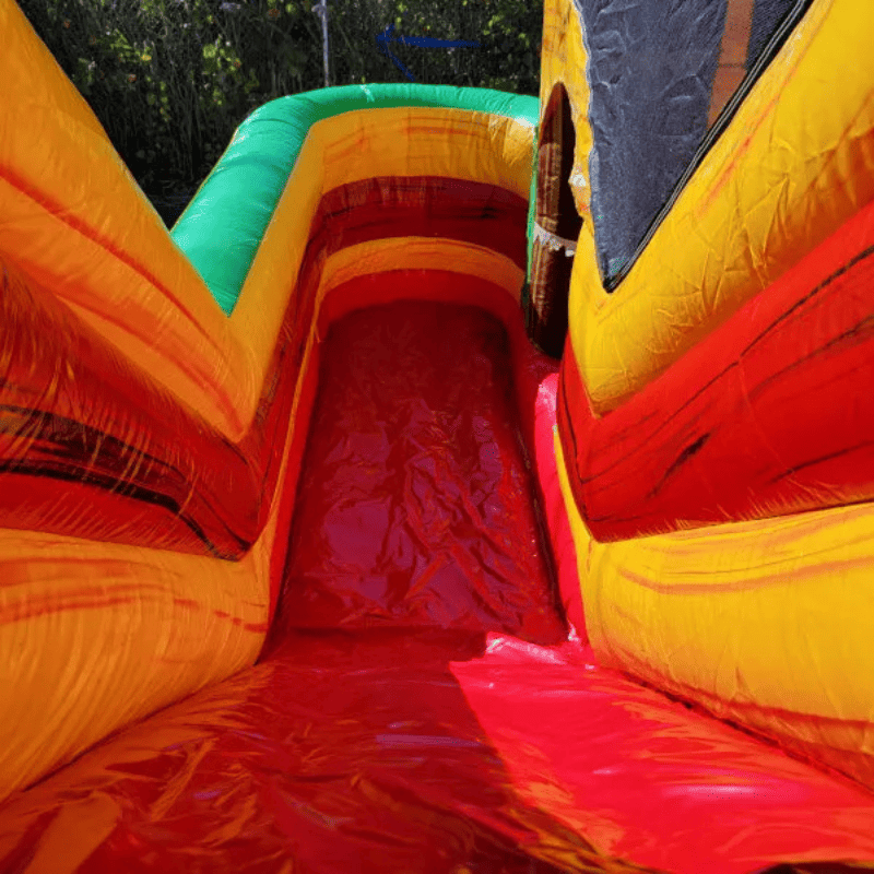 Moonwalk USA Palm Tree Bounce House Combo XL Wet/Dry Slide View