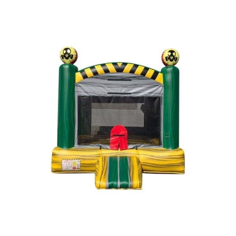 Bouncing Angels Hazard Inflatable Jump House - Commercial-Grade, Wholesale Supplier, 13 ft Inflatable Front View