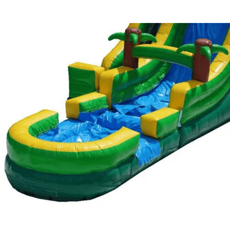 Moonwalk USA Palm Tree Screamer Slide Pool Close Up View
