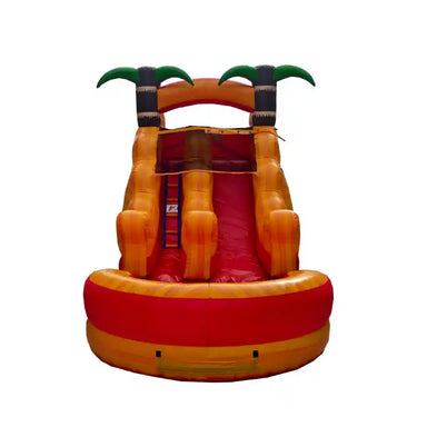 13ft Flame Tropical Inflatable Water Slide – Inflate-O Jumpers Front View