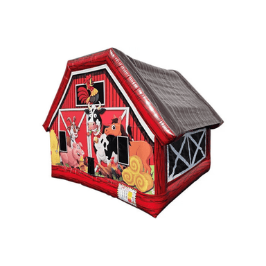 12 FT Barn Bounce House- Commercial Grade Front Left View