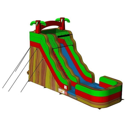 19 FT Volcano Water Slide Inflatable Front View