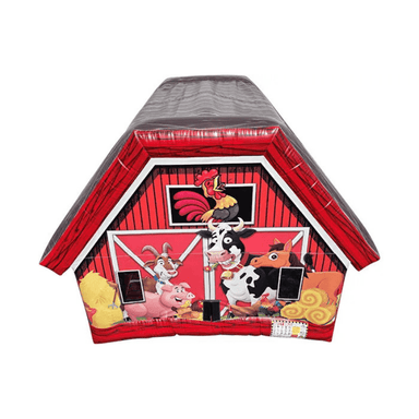12 FT Barn Bounce House- Commercial Grade Top Front View